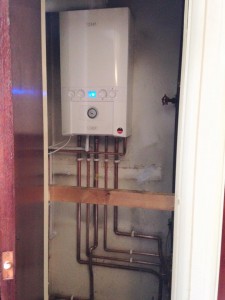 Cast iron boiler and cylinder replaced with Ideal Logic 24  